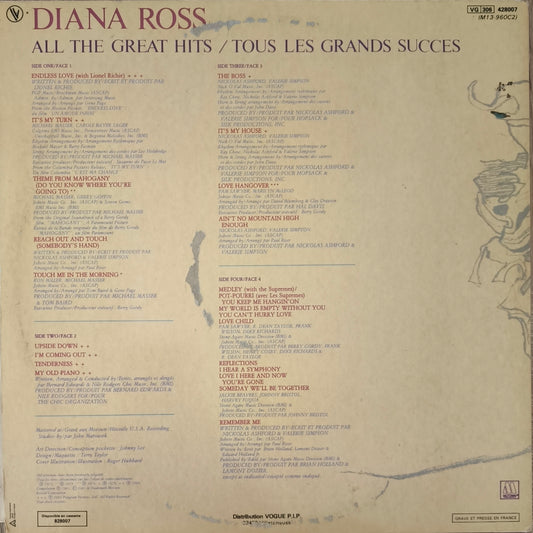 DIANA ROSS - All The Great Hits