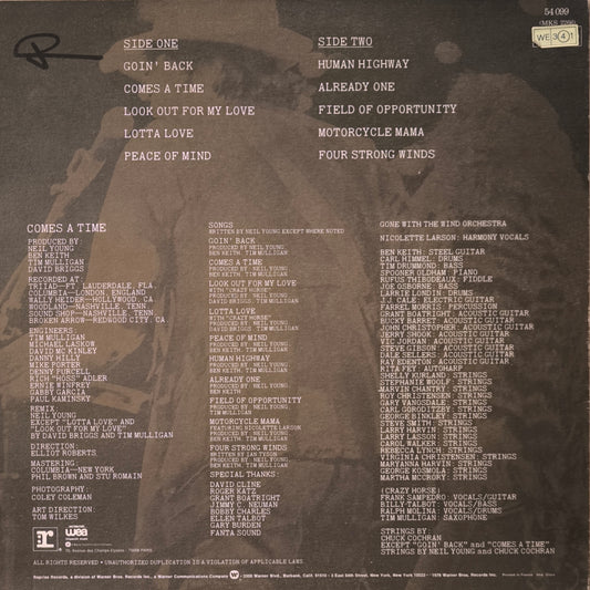 NEIL YOUNG - Comes A Time