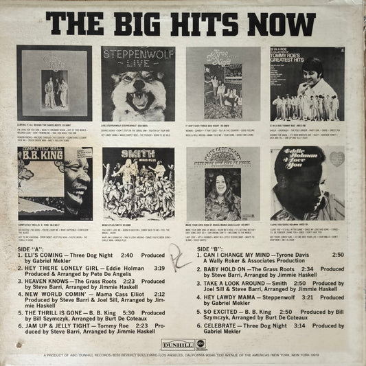 THE BIG HITS NOW