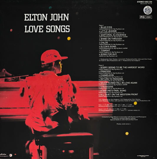 ELTON JOHN - Love Songs