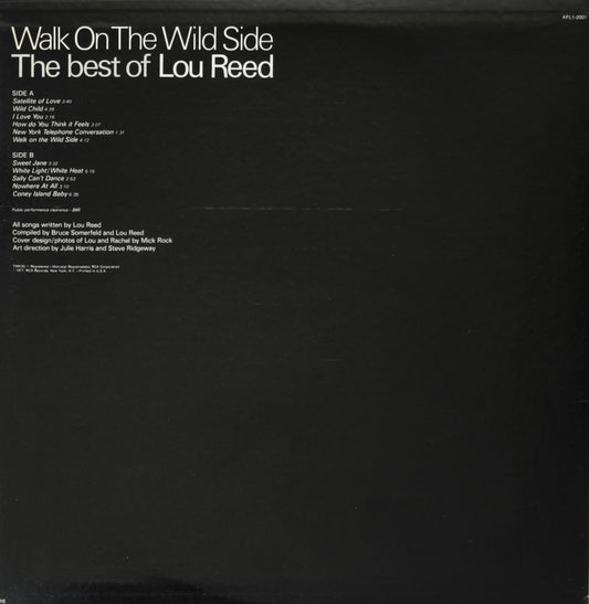 LOU REED - Walk On The Wild Side - The Best Of Lou Reed (pressage US)