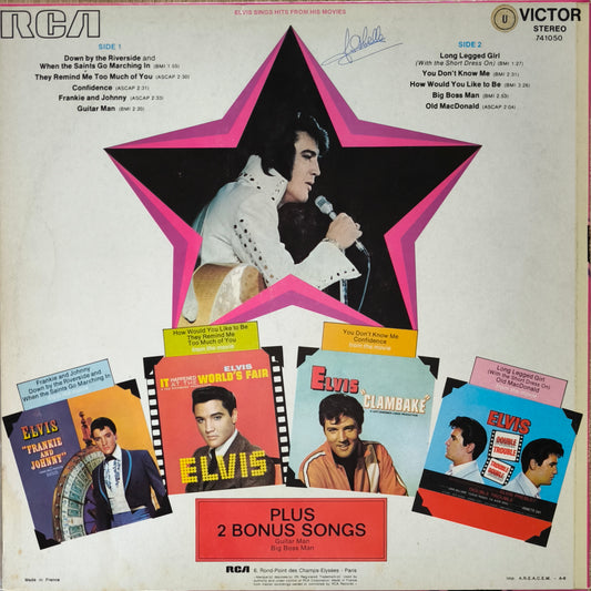 ELVIS PRESLEY - Elvis Sings Hits From His Movies Volume 1