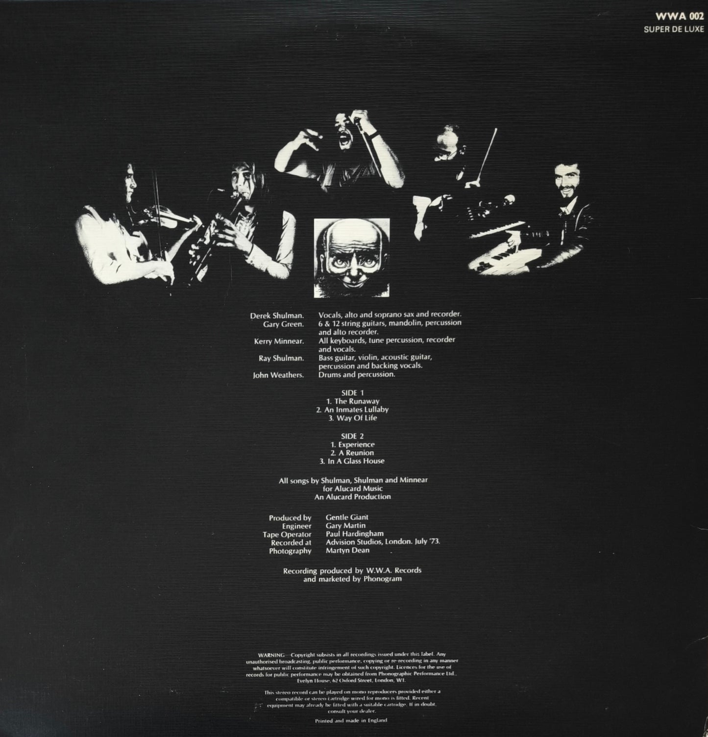 GENTLE GIANT - In A Glass House (Pressage UK)