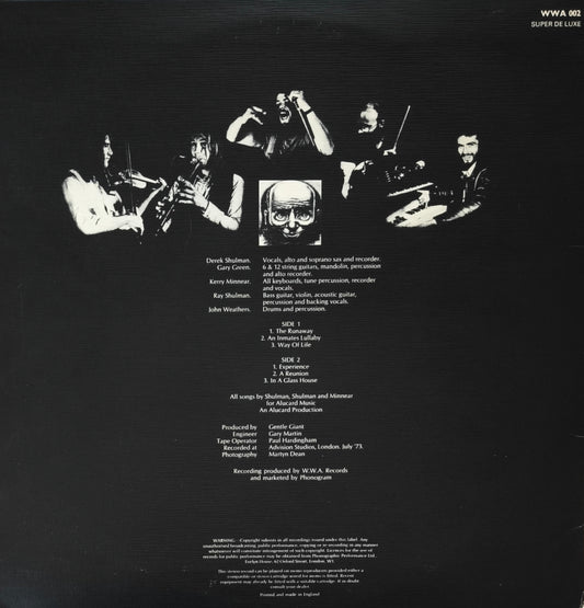 GENTLE GIANT - In A Glass House (Pressage UK)