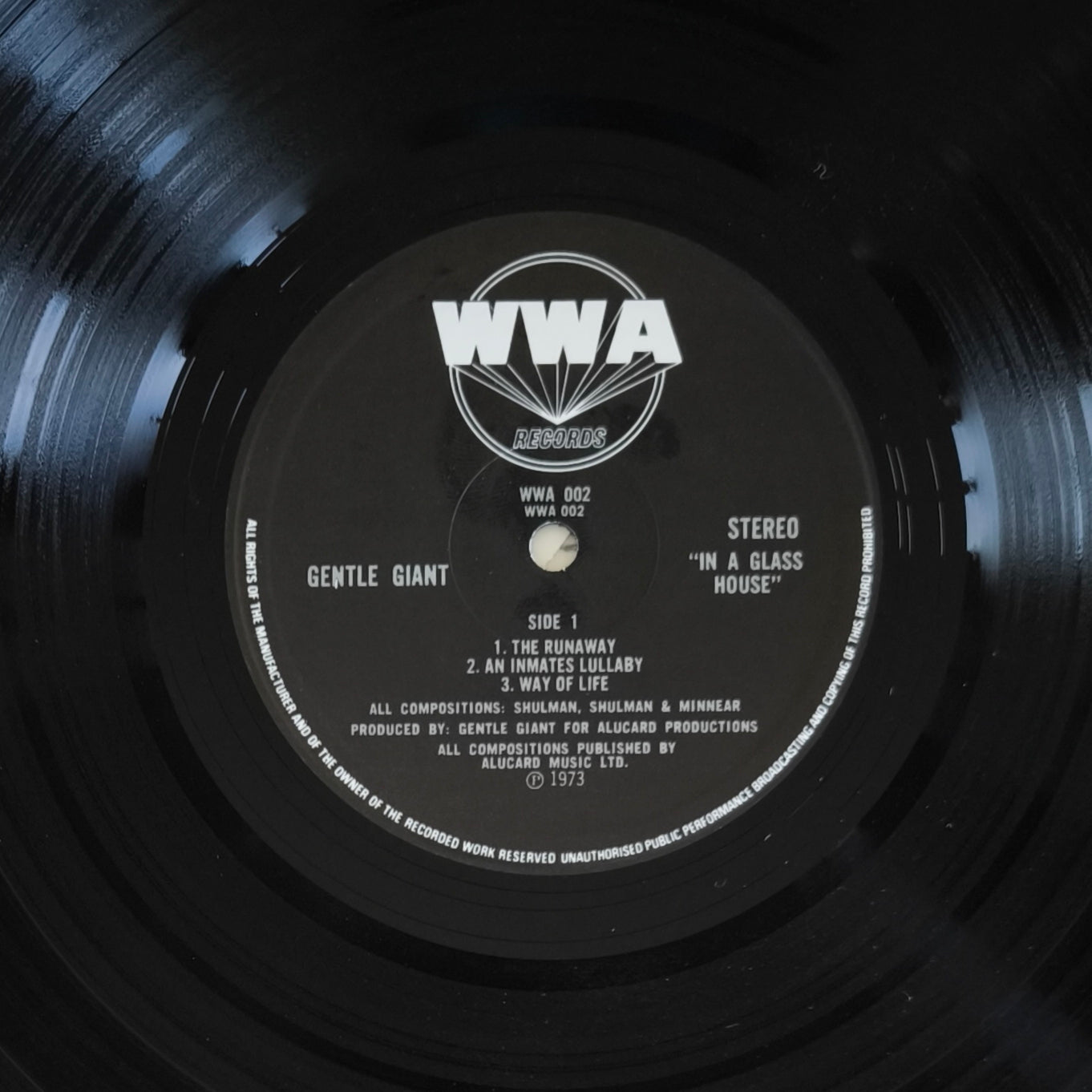 GENTLE GIANT - In A Glass House (Pressage UK)