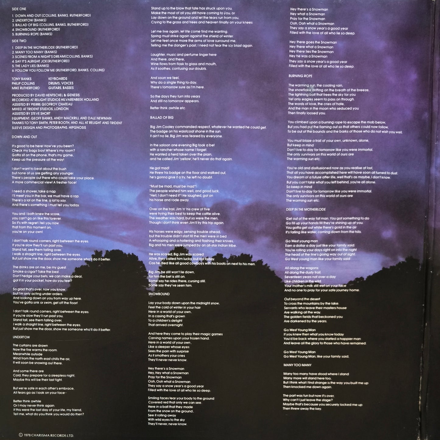 GENESIS - ...And Then There Were Three…