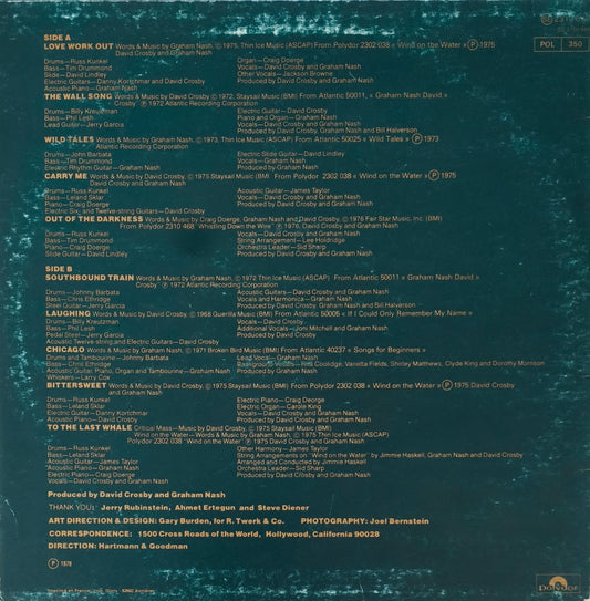 CROSBY & NASH - The Best Of David Crosby And Graham Nash