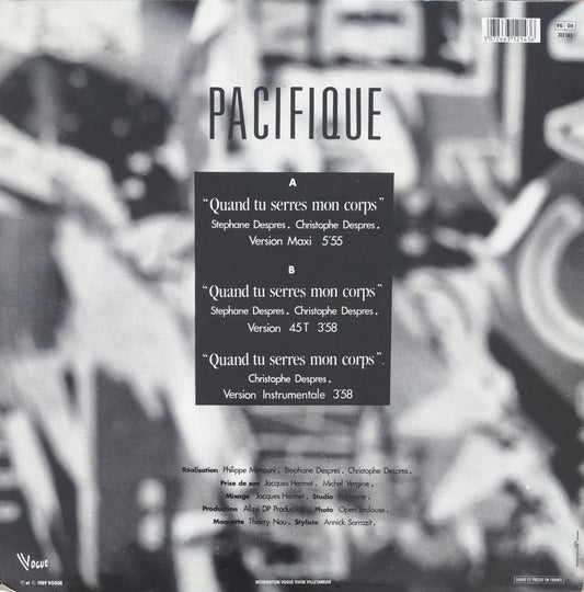 PACIFIQUE - Quand Tu Serres Mon Corps