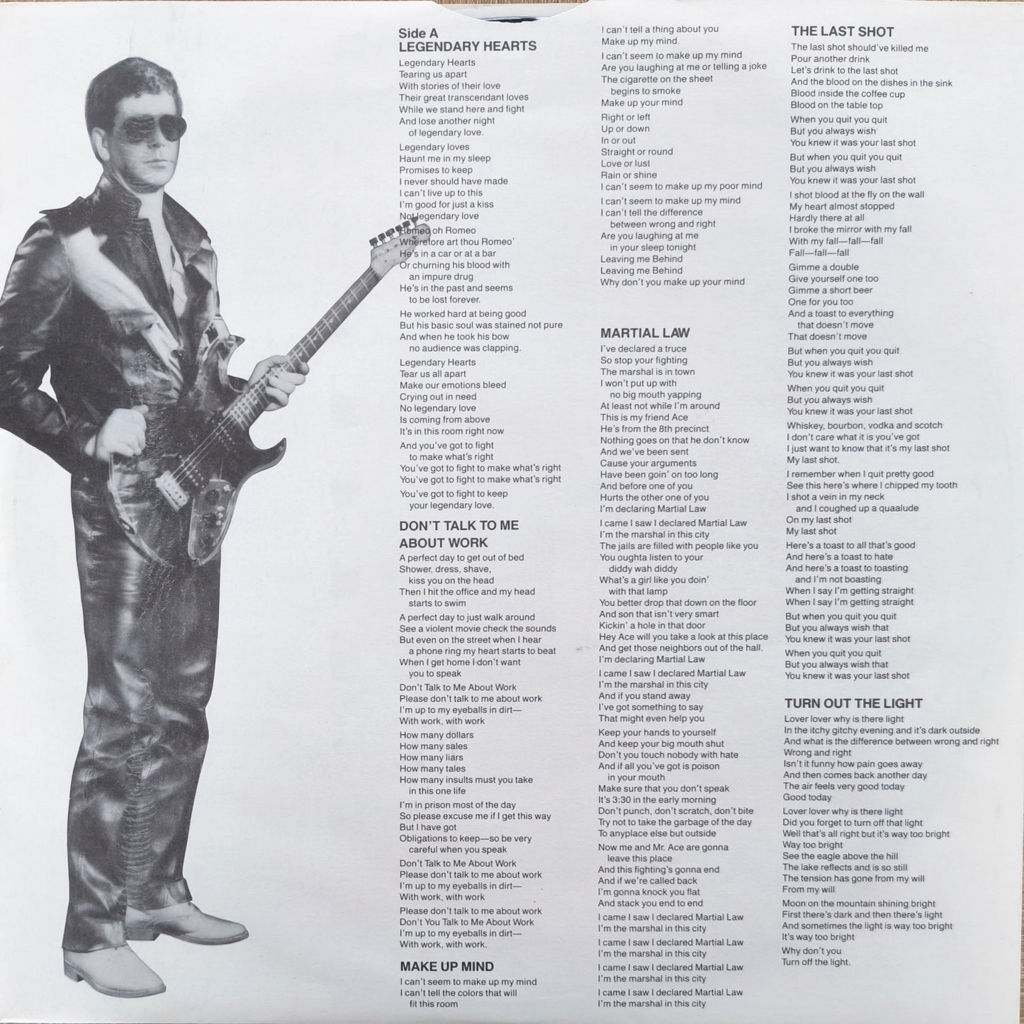 LOU REED - Legendary Hearts