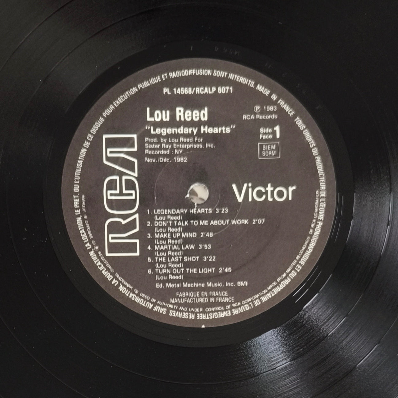 LOU REED - Legendary Hearts