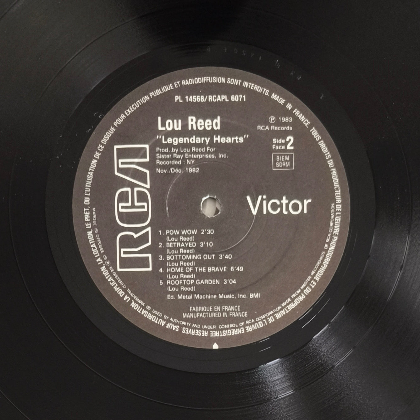 LOU REED - Legendary Hearts