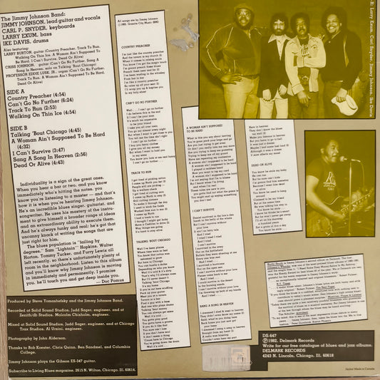 THE JIMMY JOHNSON BAND - North // South