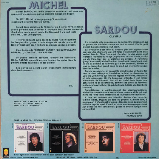 MICHEL SARDOU - Réédition Speciale 1972-1973