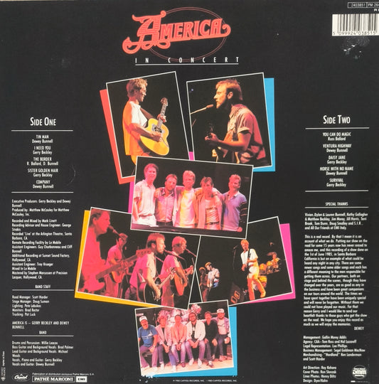 AMERICA - America In Concert