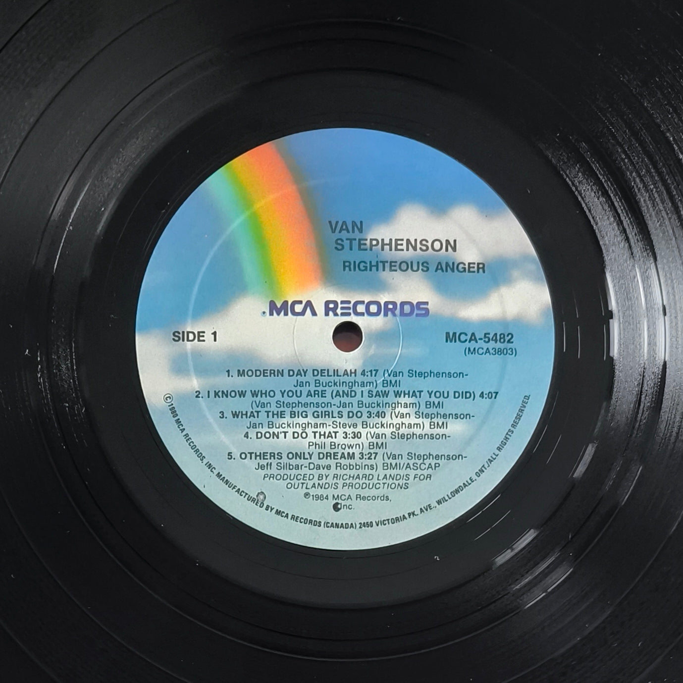 VAN STEPHENSON - Righteous Anger