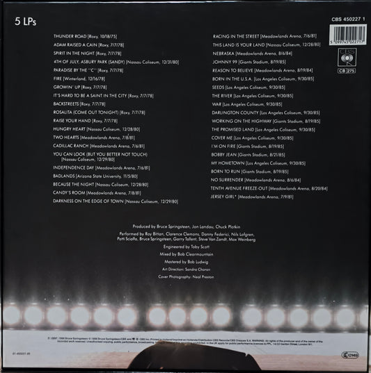 BRUCE SPRINGSTEEN & THE E STREET BAND - Live/1975-85 (coffret 5 vinyles)