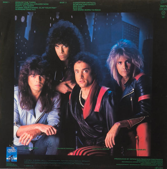 QUIET RIOT - Condition Critical