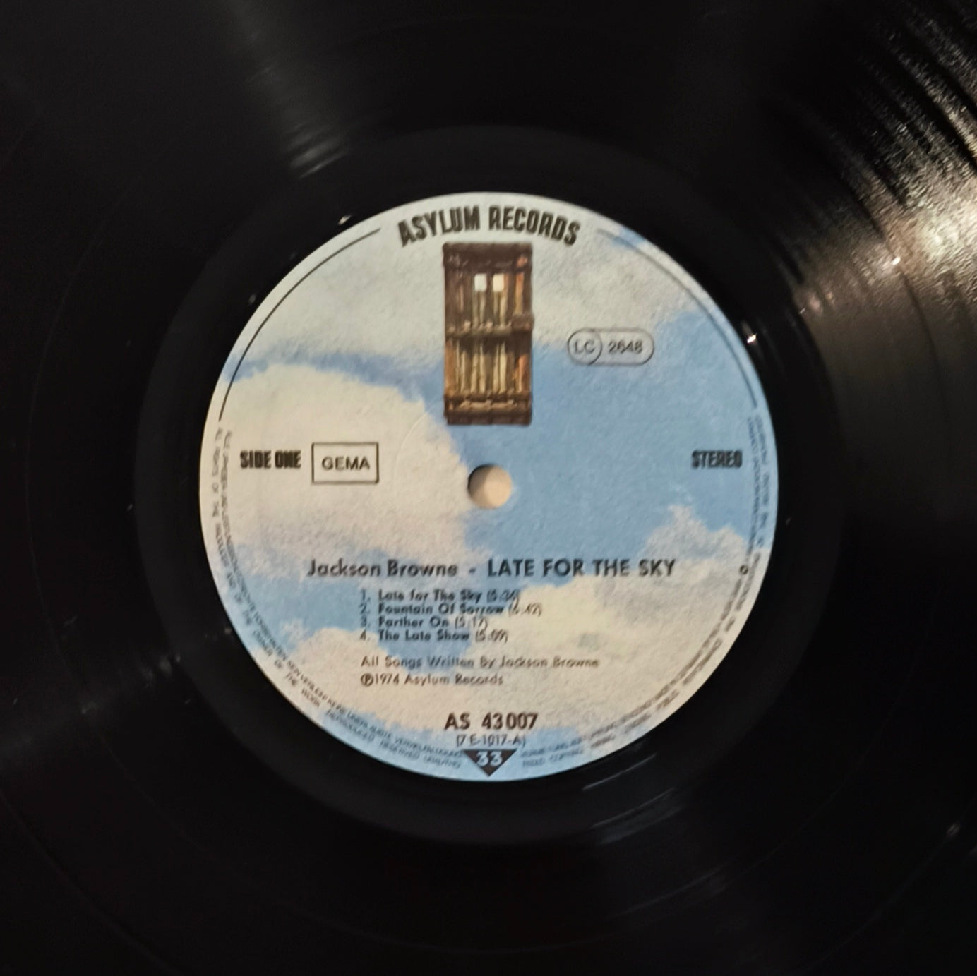 JACKSON BROWNE - Late For The Sky