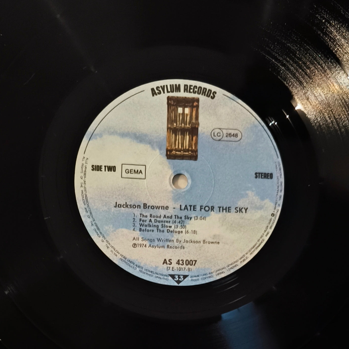 JACKSON BROWNE - Late For The Sky