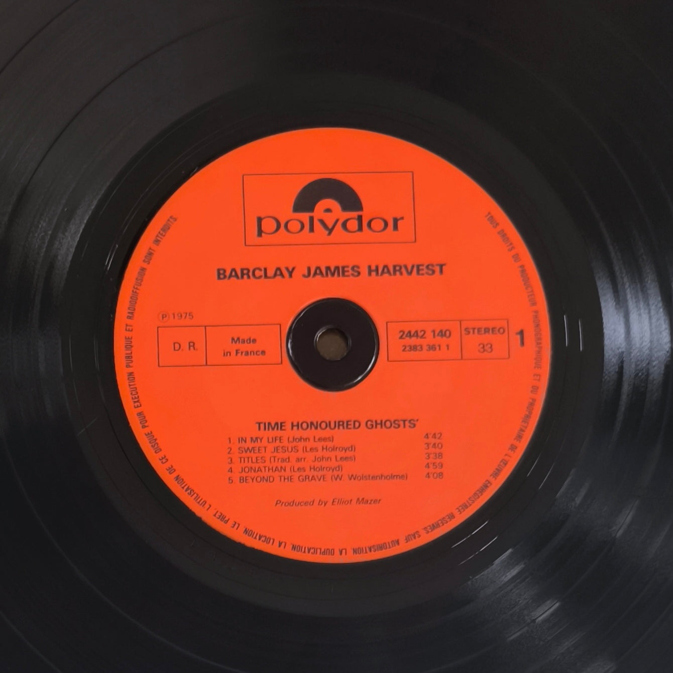 BARCLAY JAMES HARVEST - Time Honoured Ghosts