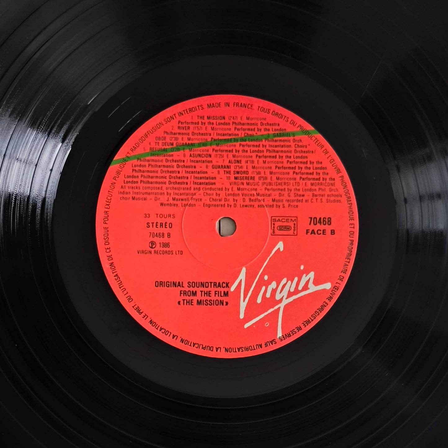 ENNIO MORRICONE - The Mission (Bande Originale Du Film)