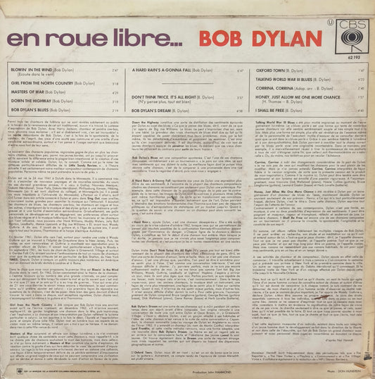 BOB DYLAN - En Roue Libre...