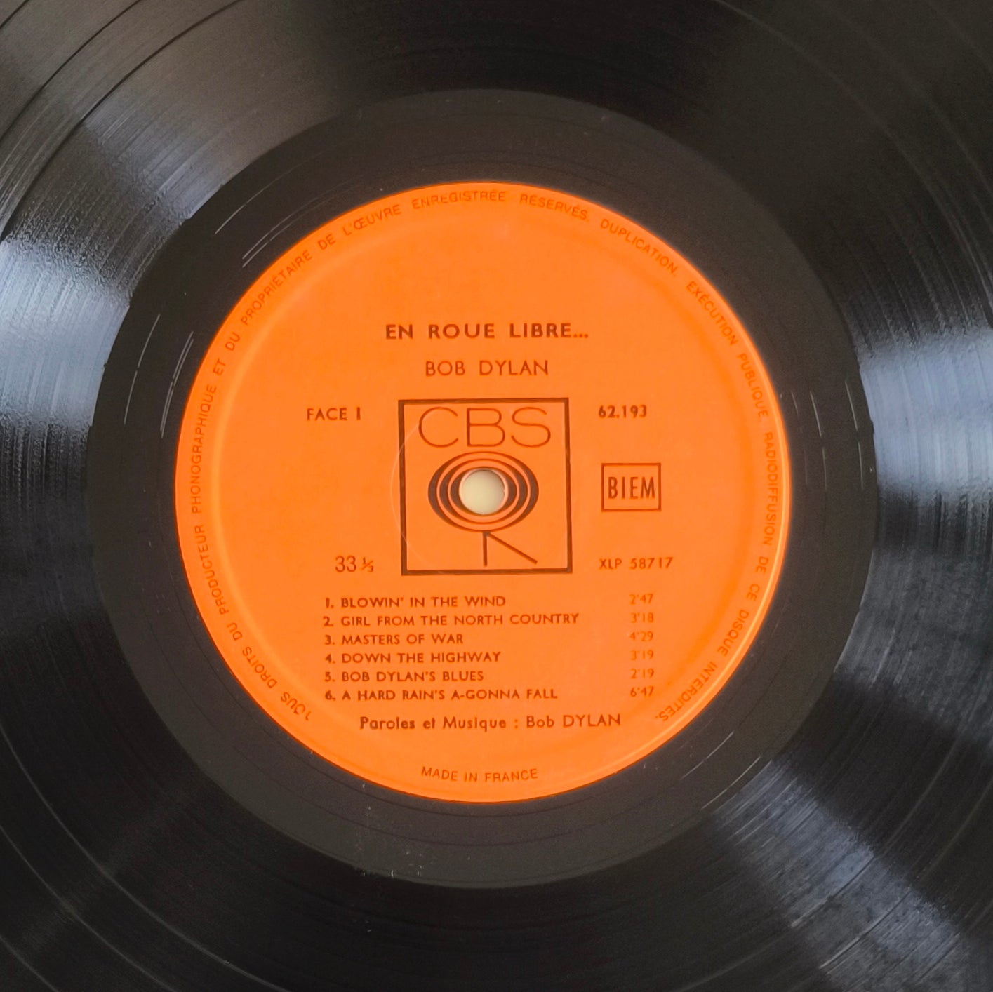 BOB DYLAN - En Roue Libre...