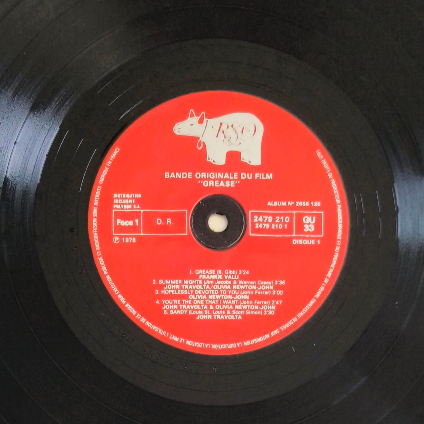GREASE - Bande Originale du Film