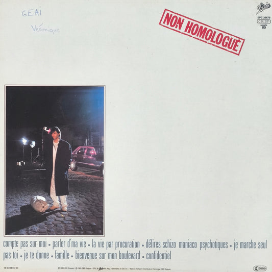 JEAN JACQUES GOLDMAN - Non Homologué