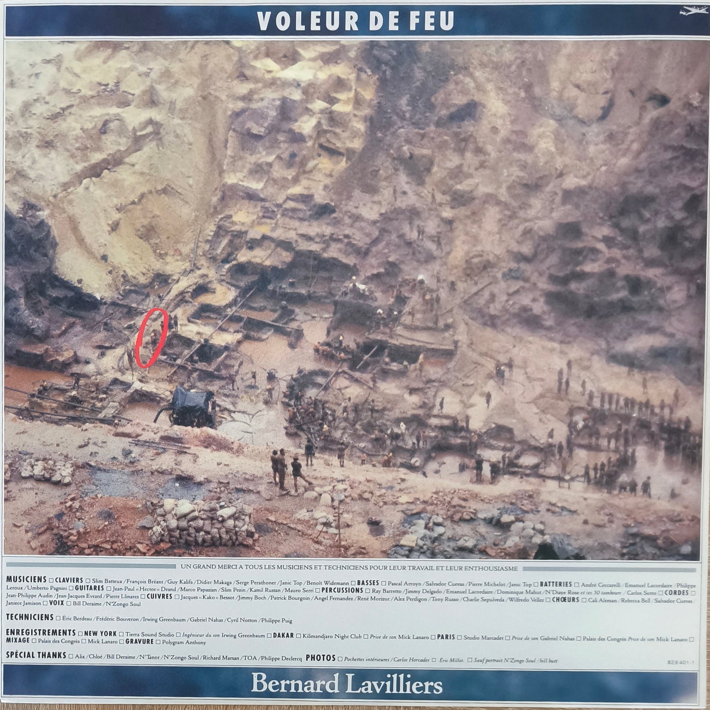 BERNARD LAVILLIERS - Voleur De Feu
