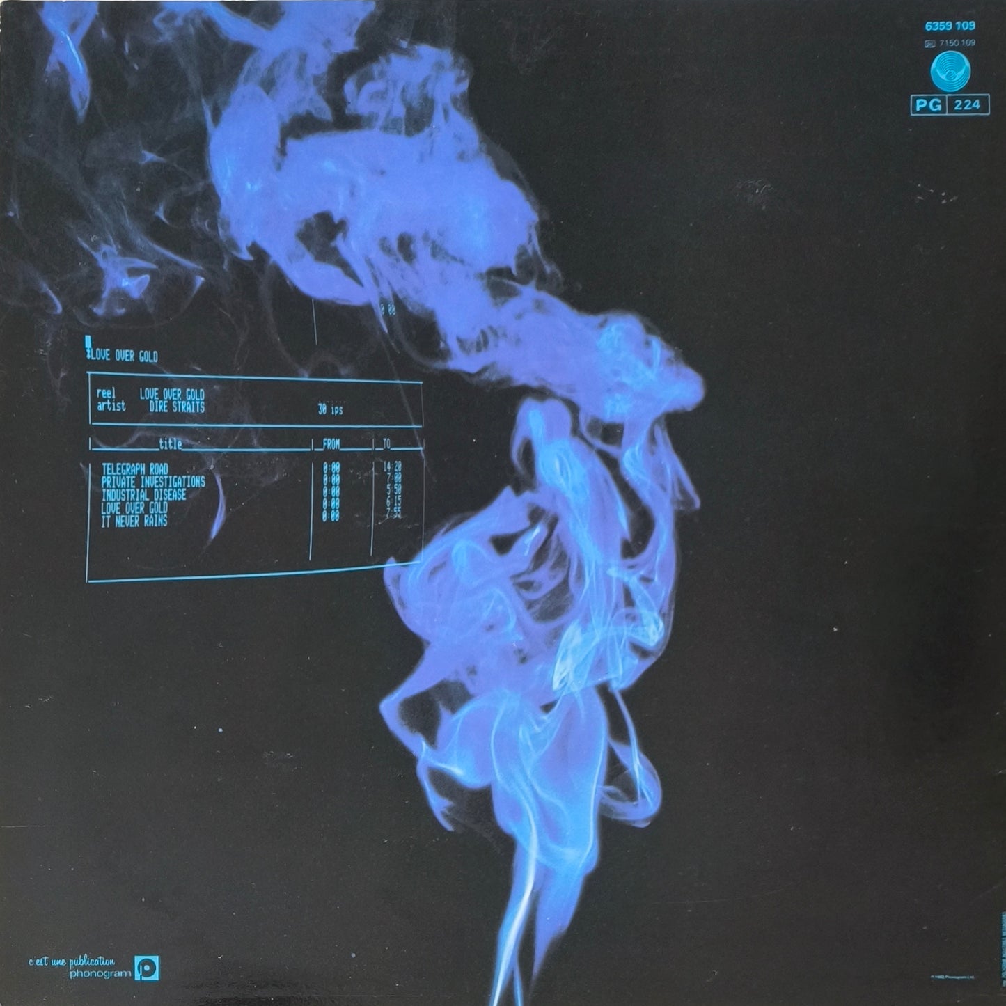DIRE STRAITS - Love Over Gold