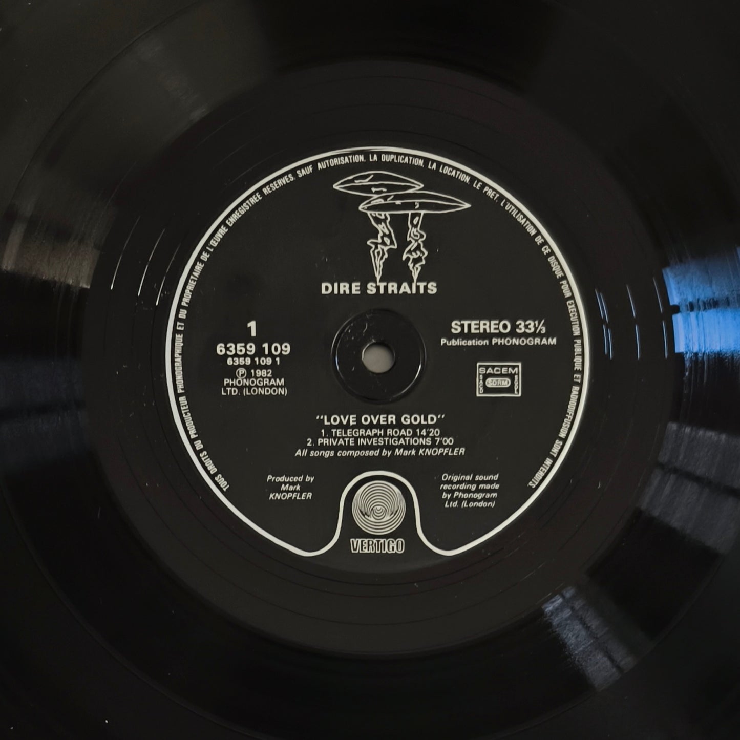DIRE STRAITS - Love Over Gold