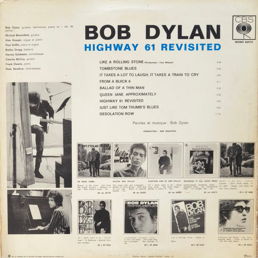 BOB DYLAN - Highway 61 Revisited (pressage français 1965)