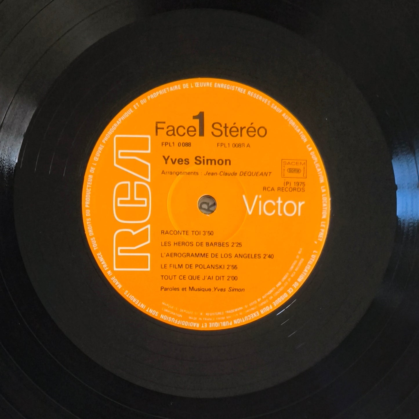 YVES SIMON - Raconte Toi
