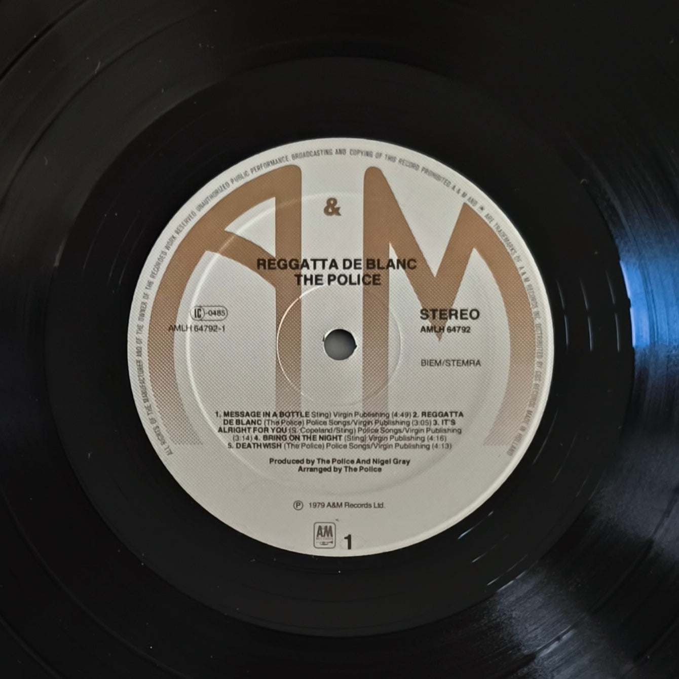 THE POLICE - Reggatta De Blanc