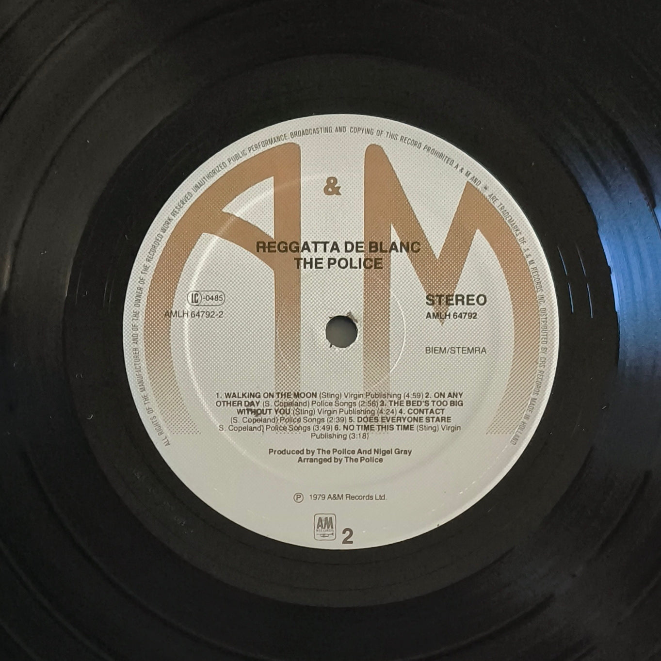 THE POLICE - Reggatta De Blanc
