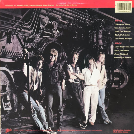 REO SPEEDWAGON - Wheels Are Turnin' (Pressage US)