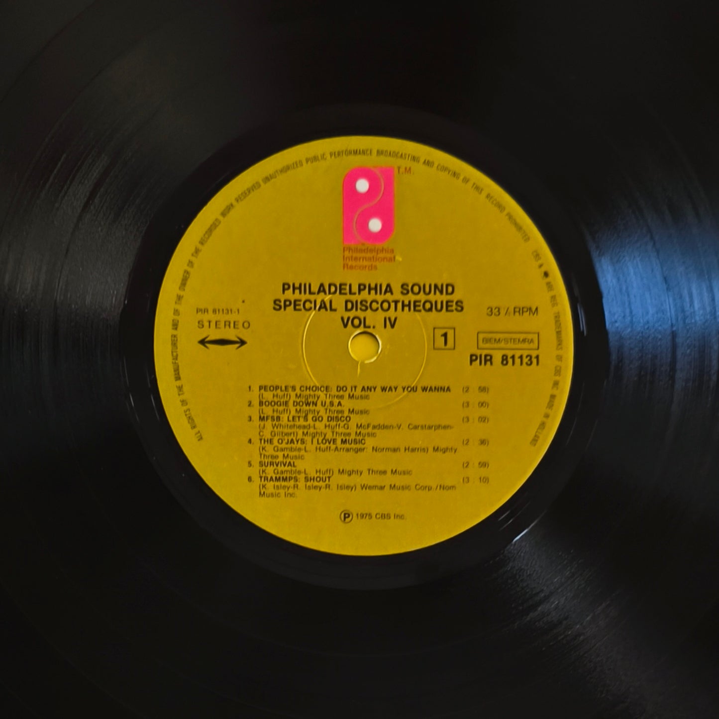 PHILADELPHIA SOUND SPECIAL DISCOTHEQUE - Vol 4