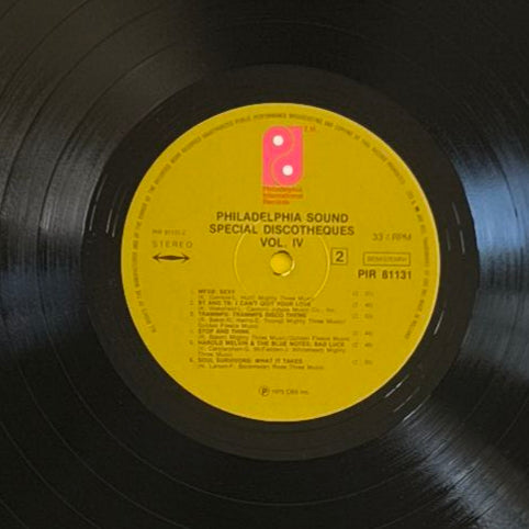 PHILADELPHIA SOUND SPECIAL DISCOTHEQUE - Vol 4