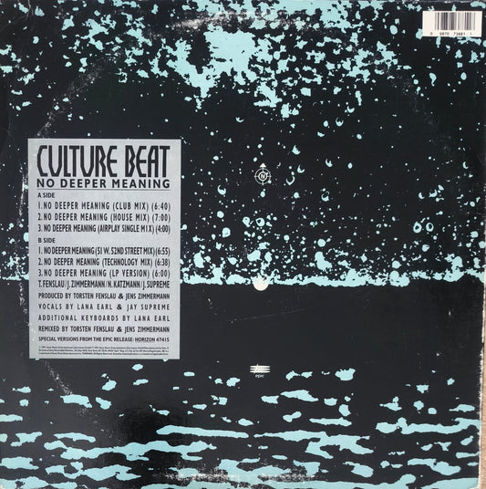 CULTURE BEAT - No Deeper Meaning