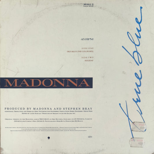 MADONNA - True Blue