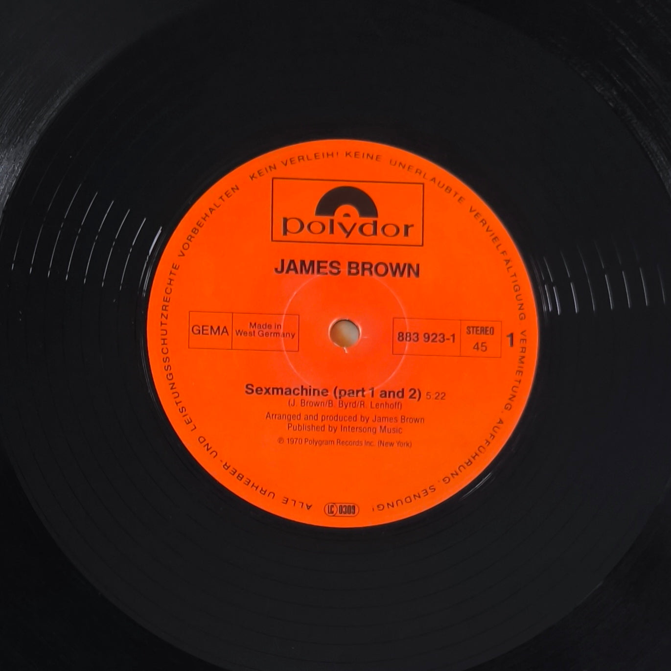 JAMES BROWN - Sex Machine (Part 1 & 2 Unedited Version)