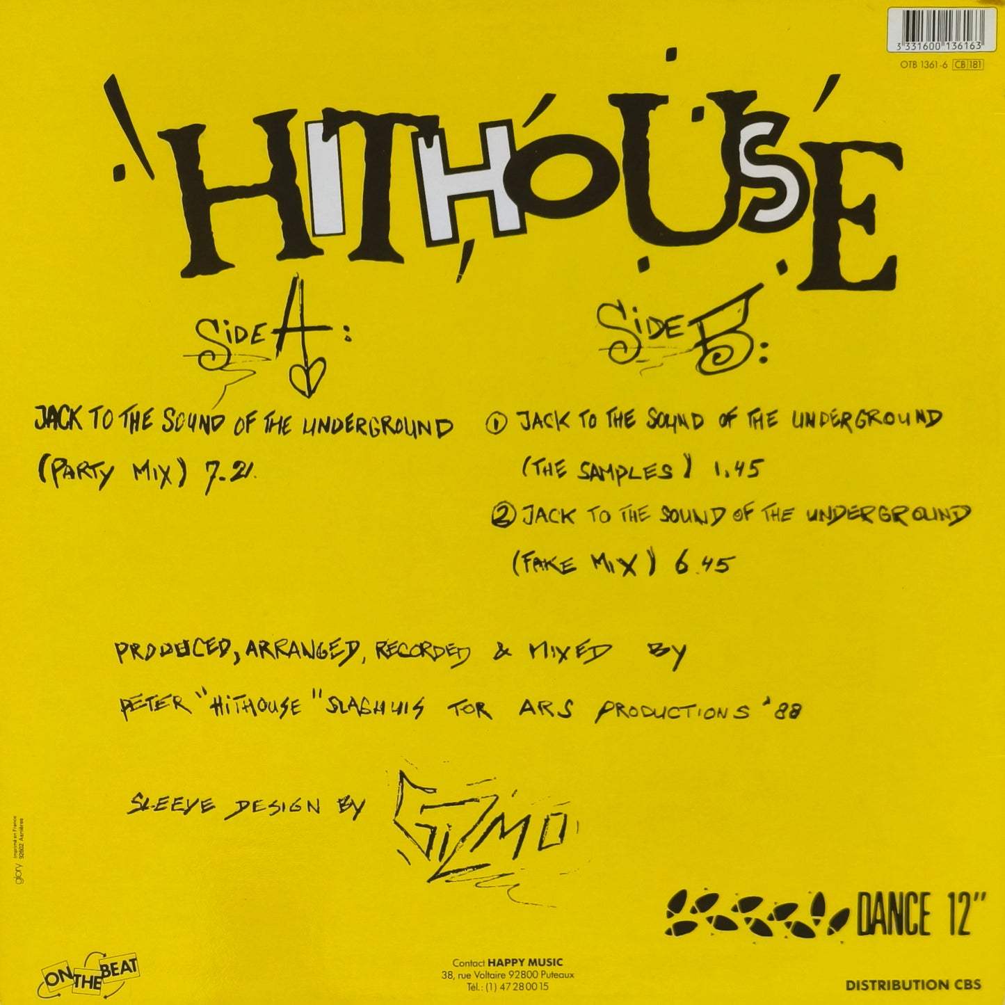 HITHOUSE - Jack To The Sound Of The Underground