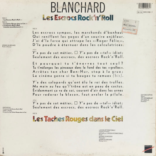 GERARD BLANCHARD - Les Escrocs Rock'n'Roll