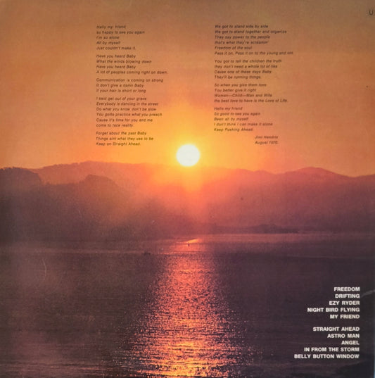 JIMI HENDRIX - The Cry Of Love