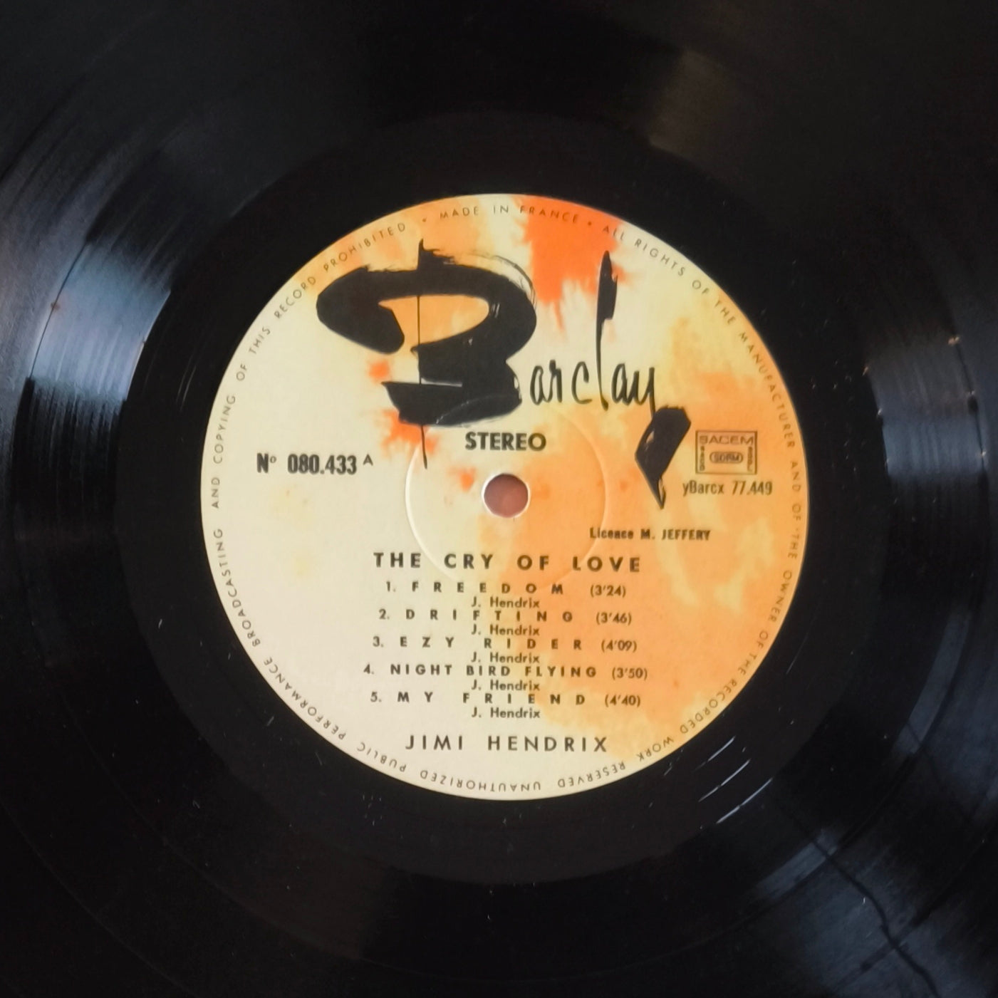 JIMI HENDRIX - The Cry Of Love