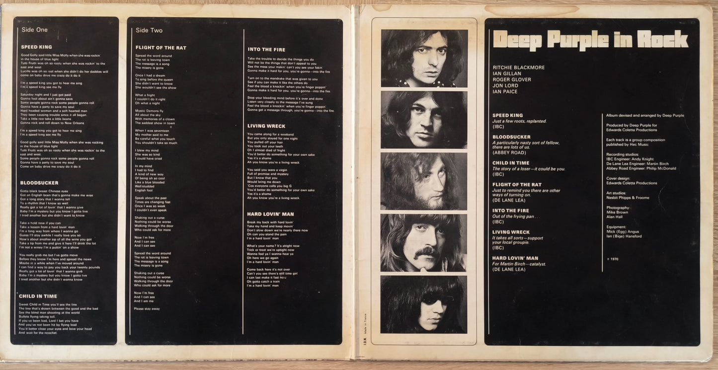 DEEP PURPLE - In Rock