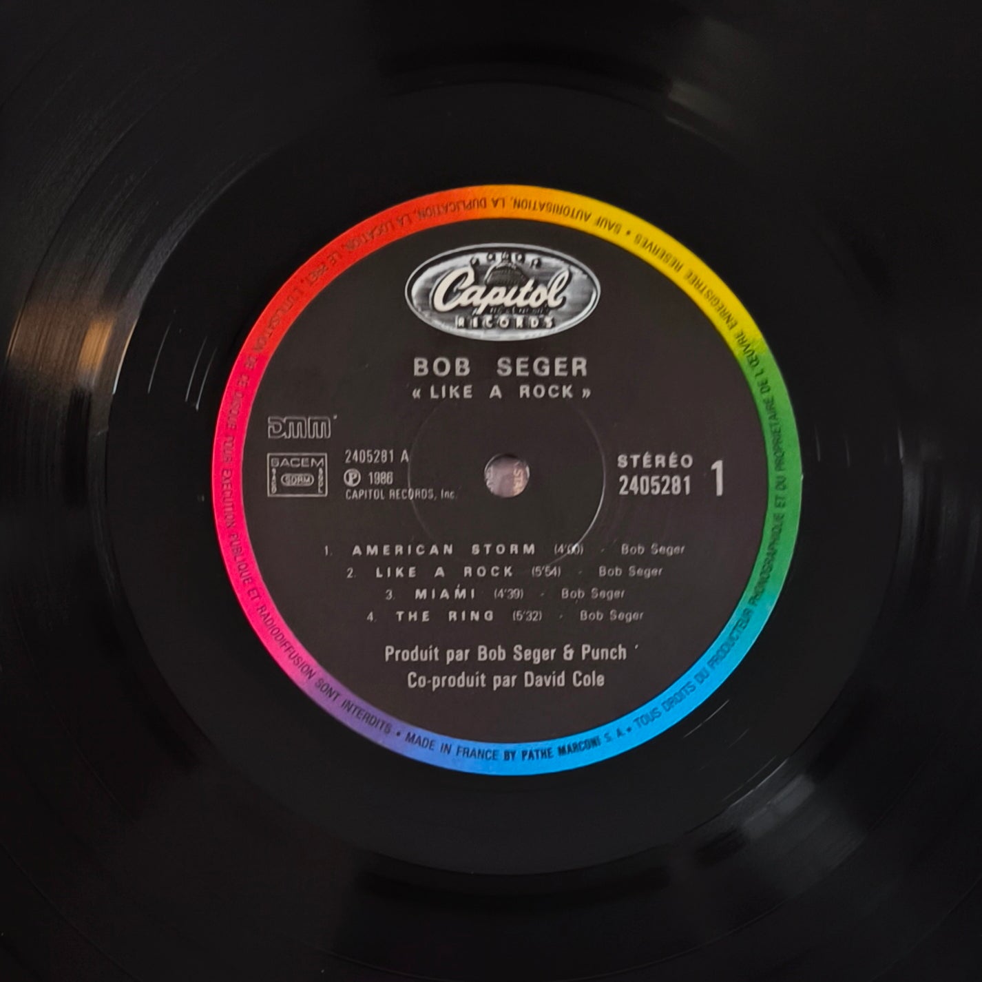 BOB SEGER AND THE SILVER BAND - Like A Rock