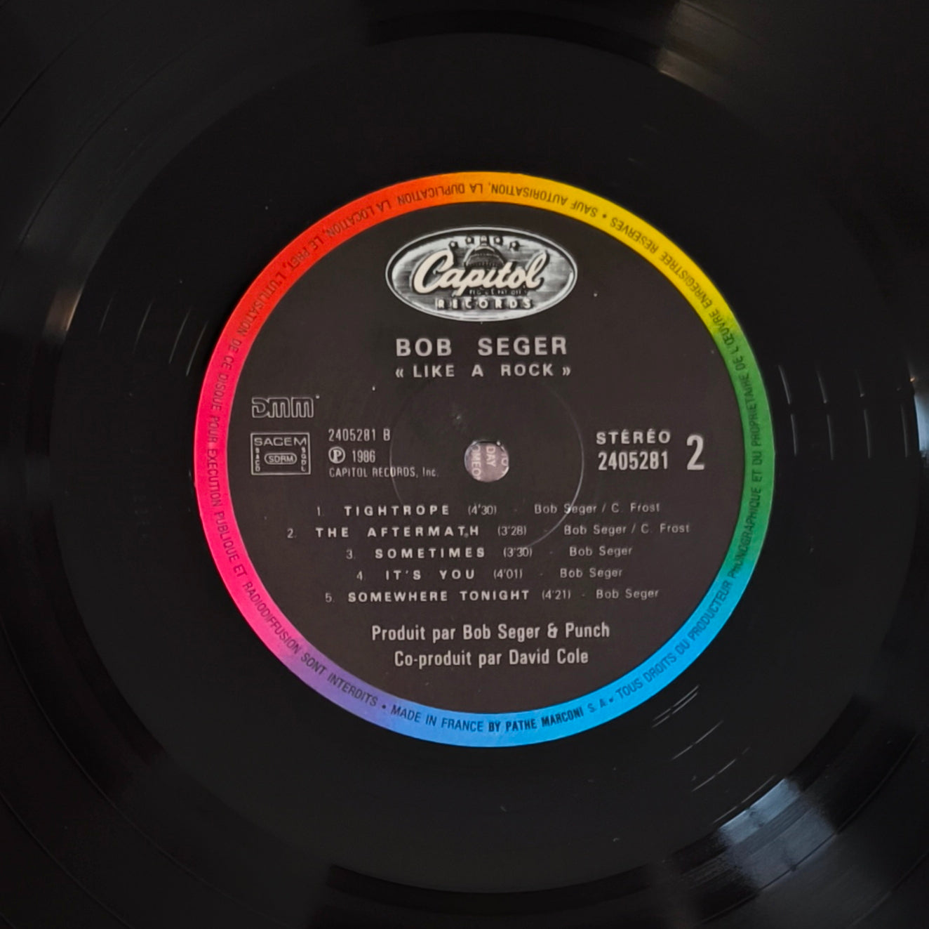 BOB SEGER AND THE SILVER BAND - Like A Rock