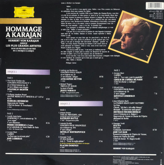 HERBERT VON KARAJAN - Hommage à Karajan - Herbert Von Karajan Dirige Les Plus Grands Artistes